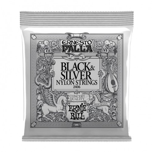 Ernie Ball Black & Silver Nylon Strings 2406