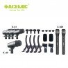 Wired Drum Microphones Acemic