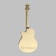 E.Manuel Fernando Acoustic Guitar White